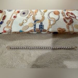 Marla Aaron Silver Tone Chain Bracelet - Classic Link Style